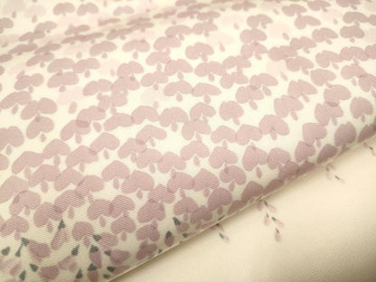 平和屋着物●塩瀬 九寸開き名古屋帯 藤花房 正絹 逸品 CAAP7179hy