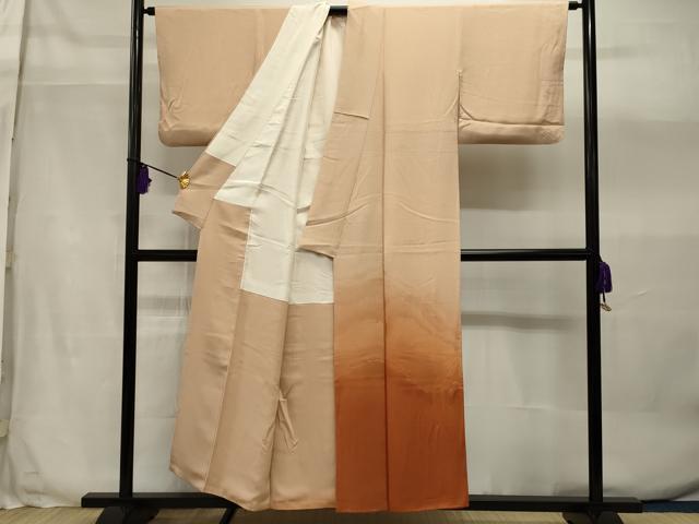 平和屋着物■豪華色留袖 遠山風景地紋 暈し染め 正絹 逸品 CAAP7704oy