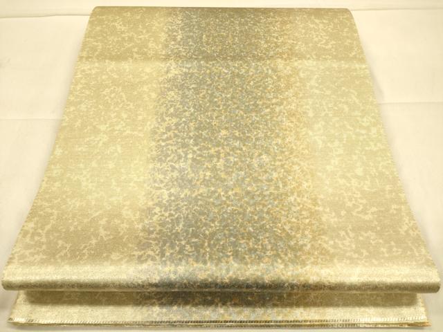 平和屋着物◎六通柄袋帯 霞文 引箔 正絹 逸品 CAAP8084ft