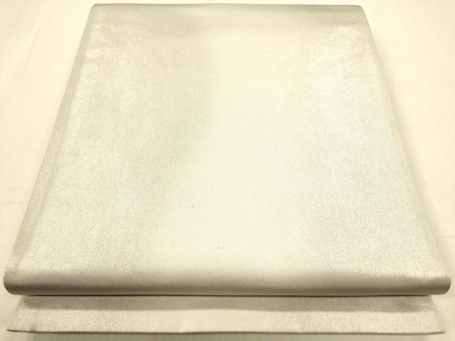 平和屋着物◎六通柄袋帯　霞文　引箔　正絹　逸品　CAAP8198ft
