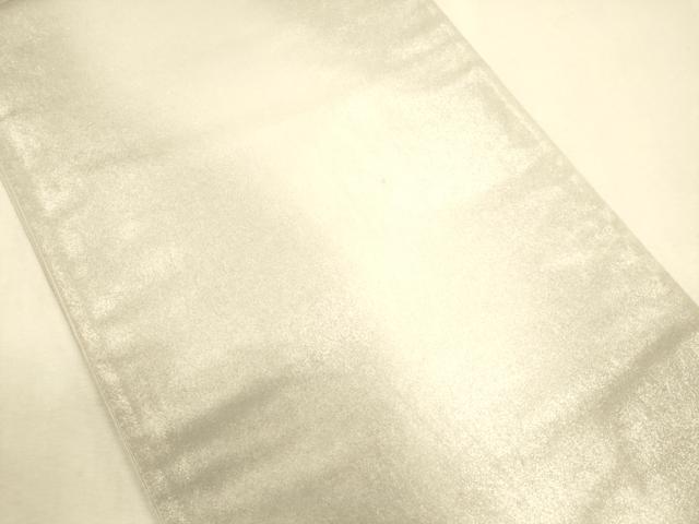 平和屋着物◎六通柄袋帯　霞文　引箔　正絹　逸品　CAAP8198ft