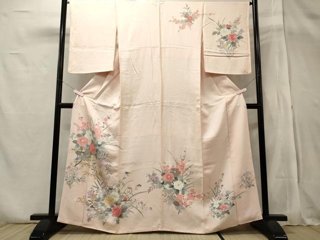 【高級訪問着】　枝花文　暈し染め　逸品✨ No.60 平和屋着物□訪問着 枝花文 暈し染め 金彩 正絹 逸品 CAAP8841id