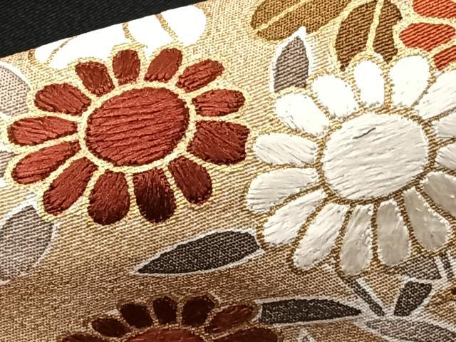 平和屋着物■豪華黒留袖　駒刺繍　扇面舞花文　金彩　正絹　逸品　CAAP9216xi