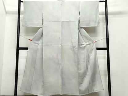 平和屋着物▽染色作家 斉藤三才 小紋 単衣 暈し染め 正絹 逸品 CAAQ0013vf