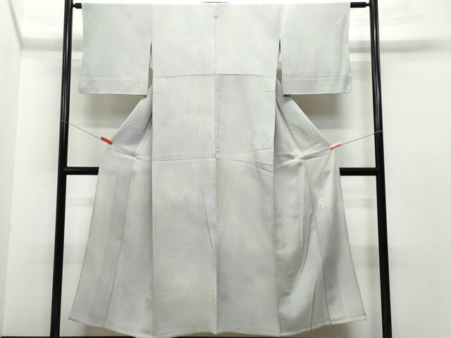 平和屋着物▽染色作家 斉藤三才 小紋 単衣 暈し染め 正絹 逸品 CAAQ0013vf