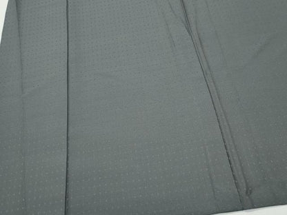 平和屋着物▽上質な色無地 単衣 消炭色 正絹 逸品 CAAQ0020vf