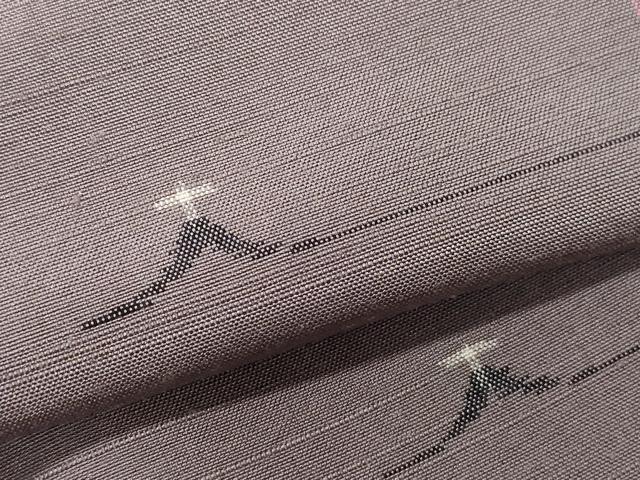 平和屋着物▽上質な紬 単衣 吉祥文 正絹 逸品 CAAQ0022vf