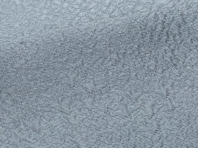 平和屋着物▽上質な色無地 単衣 草花地紋 藤煤竹色 正絹 逸品 CAAQ0024vf