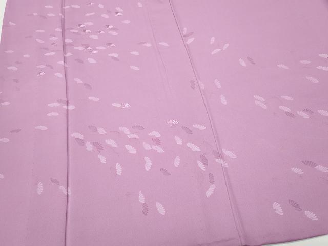 平和屋着物▽訪問着 単衣 刺繍 裏菊文 正絹 逸品 CAAQ0033vf