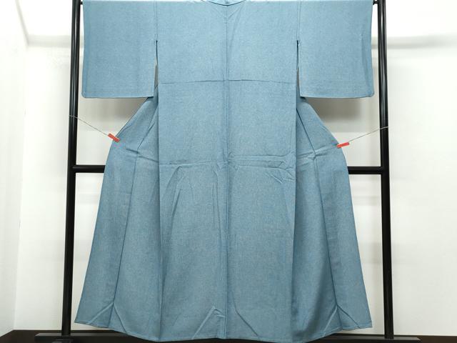 平和屋着物▽江戸小紋 単衣 鮫小紋柄 正絹 逸品 CAAQ0034vf