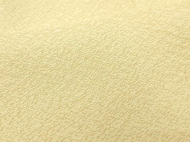 平和屋着物▽上質な色無地 単衣 香色 正絹 逸品 CAAQ0035vf