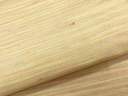 平和屋着物▽紅花紬 米沢 単衣 吉祥文 正絹 逸品 CAAQ0042vf