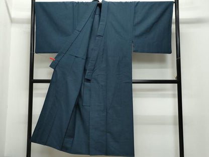 平和屋着物▽男性 小紋 単衣 アンサンブル 霞文 CAAQ0055vf