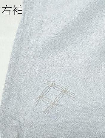 平和屋着物▽上質な小紋　単衣　七宝文　鬼しぼ縮緬　正絹　逸品　未使用　CAAQ0059vf