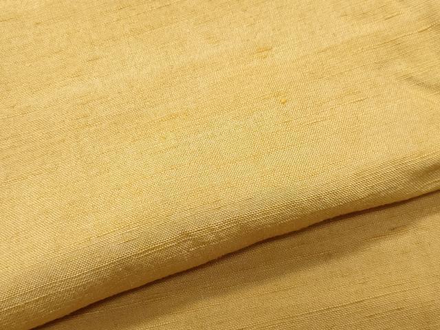 平和屋着物▽上質な紬　単衣　色無地　芝翫茶色　正絹　逸品　CAAQ0065vf