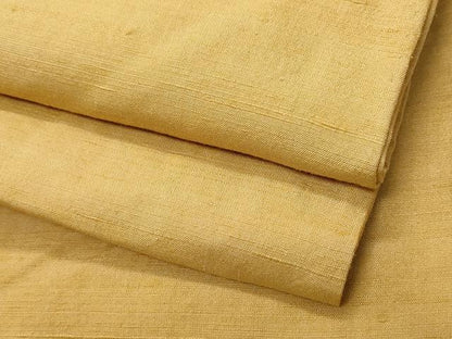 平和屋着物▽上質な紬　単衣　色無地　芝翫茶色　正絹　逸品　CAAQ0065vf