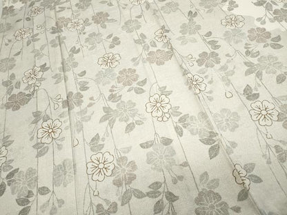 平和屋着物▽訪問着 単衣 作家物 霞枝垂れ花文 正絹 逸品 CAAQ3741ut