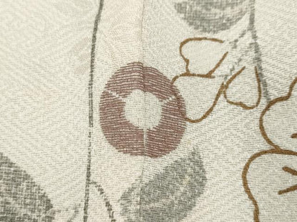 平和屋着物▽訪問着 単衣 作家物 霞枝垂れ花文 正絹 逸品 CAAQ3741ut