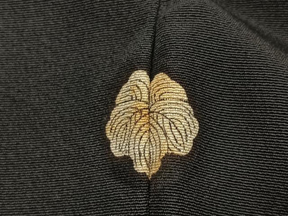 平和屋着物■豪華黒留袖　作家物　飛鶴文　暈し染め　金銀彩　正絹　逸品　CAAQ5721ua