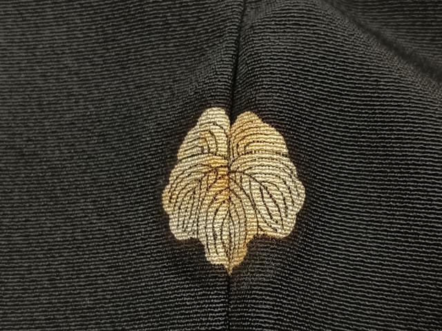 平和屋着物■豪華黒留袖　作家物　飛鶴文　暈し染め　金銀彩　正絹　逸品　CAAQ5721ua