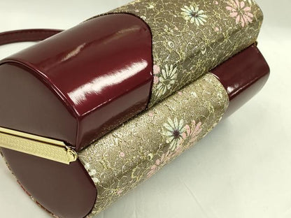 平和屋着物●和装小物 和装バッグ ハンドバッグ 花文 金糸 振袖 逸品 未使用 CAAQ8075ju