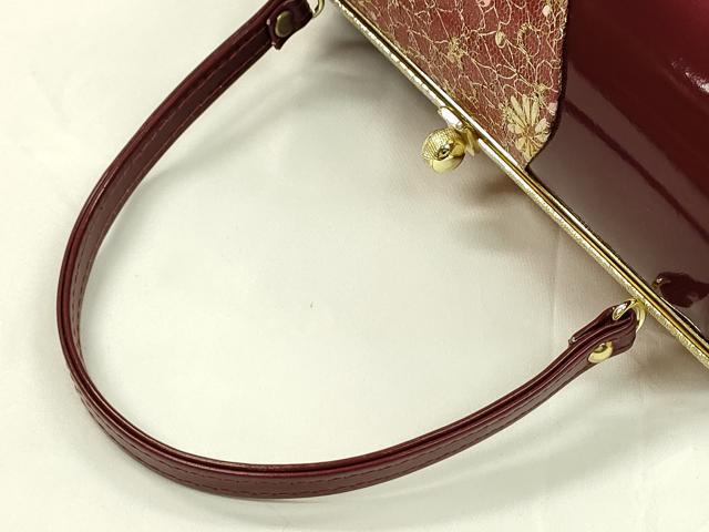 平和屋着物●和装小物 和装バッグ ハンドバッグ 花文 金糸 振袖 逸品 未使用 CAAQ8075ju