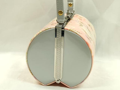 平和屋着物●和装小物 和装バッグ ハンドバッグ 草花文 金彩 エナメル 振袖 逸品 未使用 CAAQ8086ju