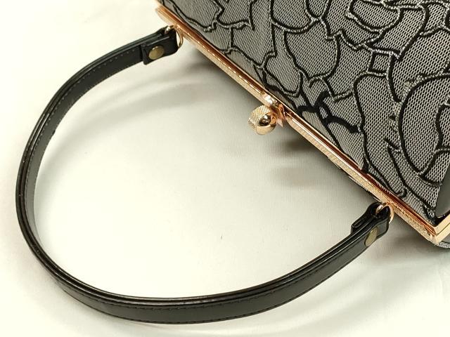 平和屋着物●和装小物 和装バッグ ハンドバッグ 花 ビジュー レース 逸品 CAAQ8095ju