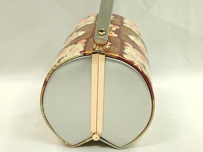 平和屋着物●和装小物 和装バッグ ハンドバッグ 草花文 金彩 振袖 逸品 CAAQ8097ju