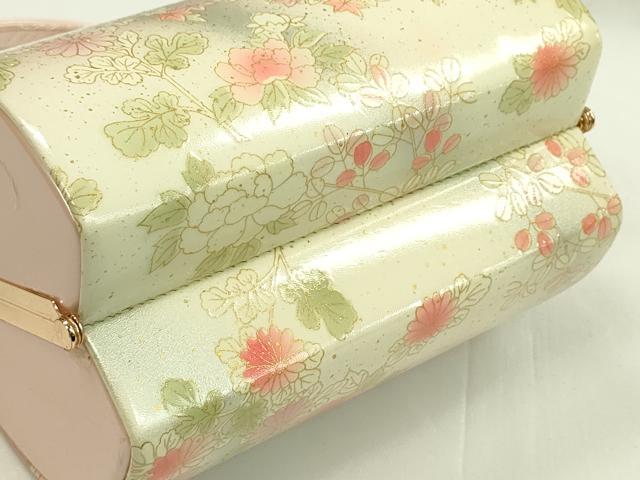 平和屋着物●和装小物 和装バッグ ハンドバッグ 草花文 金彩 逸品 CAAQ8098ju