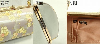 平和屋着物●和装小物 和装バッグ ハンドバッグ 花丸文 金彩 金鷲本舗謹製 KINWASHI 逸品 CAAQ8099ju