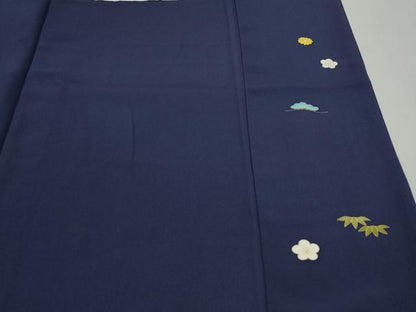 平和屋着物●訪問着 作家物 草花丸文 正絹 逸品 CAAQ9066vf