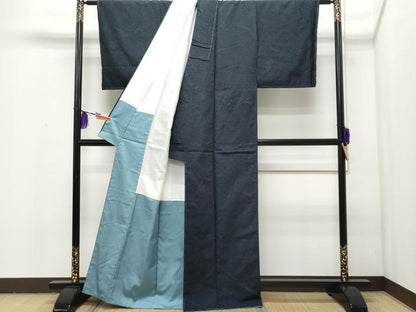平和屋着物●上質な紬 鳳凰更紗花唐草文 正絹 逸品 未使用 CAAQ9107vf