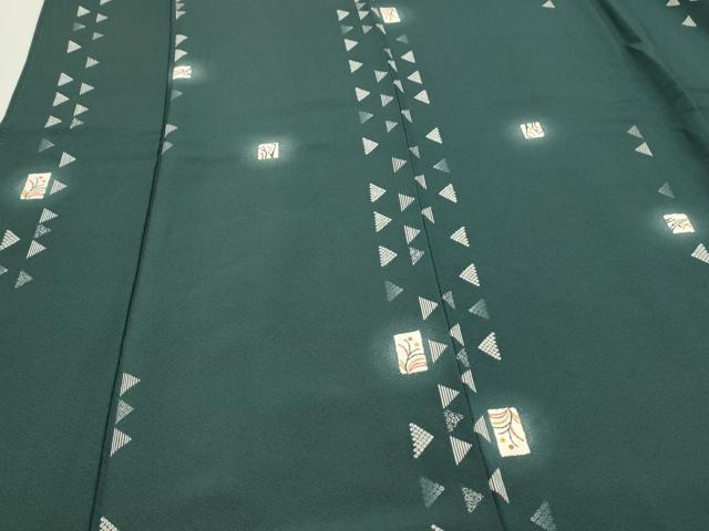 平和屋着物●上質な小紋 吉祥文 蛍暈し 正絹 逸品 CAAQ9417th