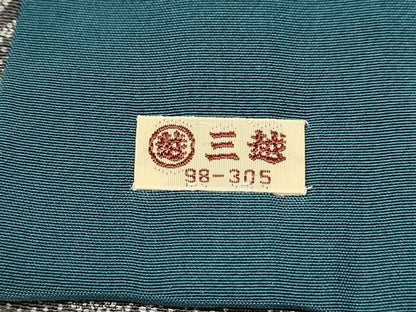 平和屋着物●保科土山 江戸小紋 さるかに合戦 三越扱い 正絹 逸品 CAAQ9450th