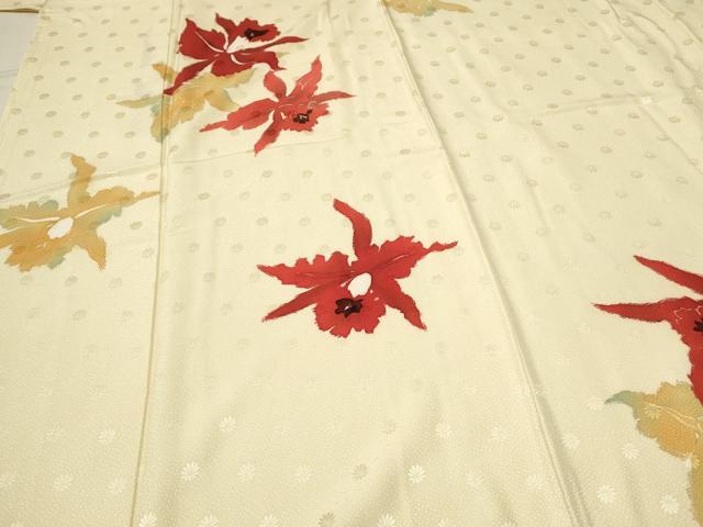 平和屋着物●訪問着 舞花文 正絹 逸品 CAAQ9470th