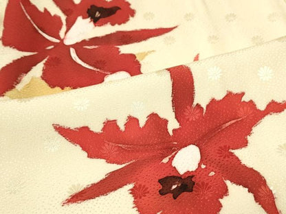 平和屋着物●訪問着 舞花文 正絹 逸品 CAAQ9470th