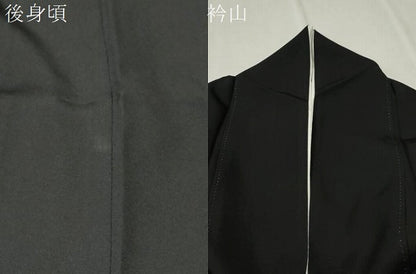 平和屋着物●豪華黒留袖 駒刺繍 枝松文 暈し染め 金彩 正絹 逸品 CAAQ9476th