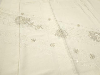 平和屋着物●中国三大刺繍 スワトウ刺繍 総刺繍 訪問着 正倉院花文 金糸 正絹 逸品 CAAQ9568th