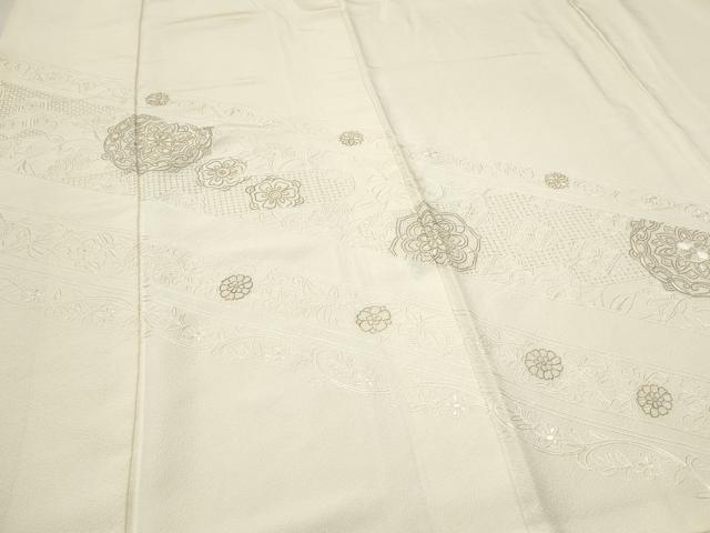 平和屋着物●中国三大刺繍 スワトウ刺繍 総刺繍 訪問着 正倉院花文 金糸 正絹 逸品 CAAQ9568th