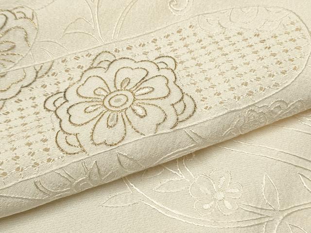 平和屋着物●中国三大刺繍 スワトウ刺繍 総刺繍 訪問着 正倉院花文 金糸 正絹 逸品 CAAQ9568th