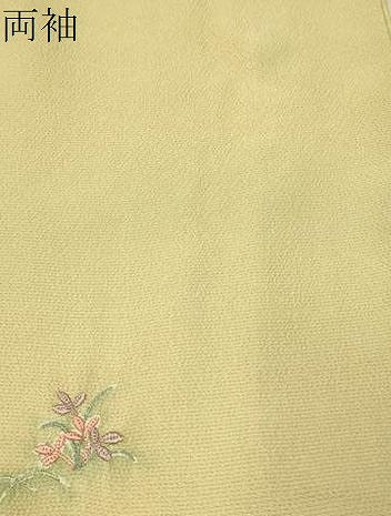 平和屋着物●訪問着 総刺繍 草花文 正絹 逸品 CAAQ9577th