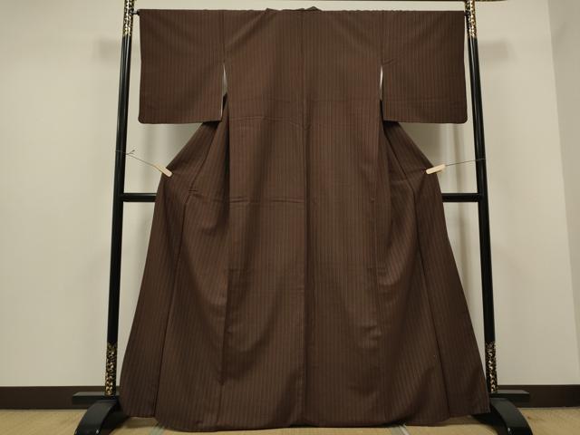 平和屋着物●上質な紬　間道　正絹　逸品　CAAQ9588th 平和屋着物○上質な紬 間道 正絹 逸品 CAAQ9588th