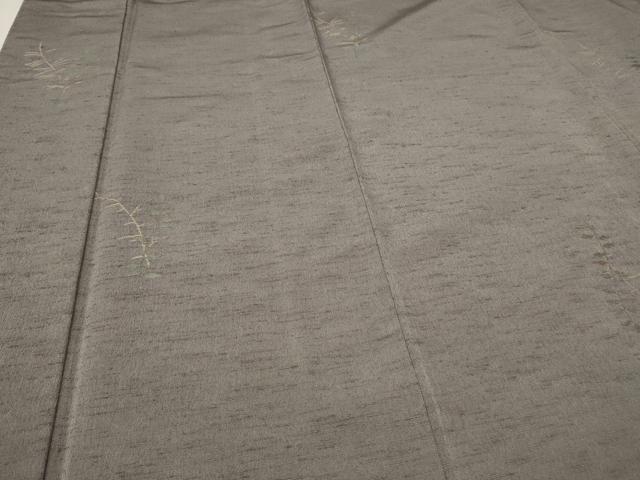 平和屋着物●上質な小紋 草花文 御召縮緬 正絹 逸品 CAAQ9598th