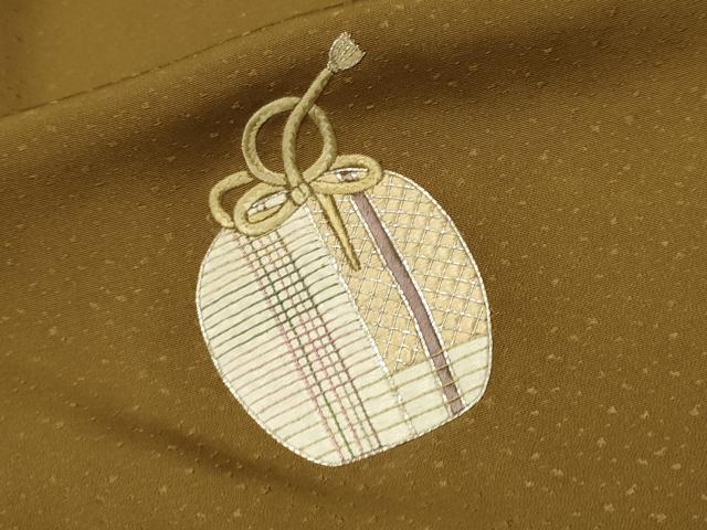 平和屋着物●訪問着　総刺繍　銀駒刺繍　仕覆花文　正絹　逸品　CAAR1266hy