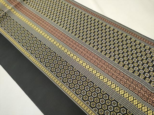 平和屋着物●本場筑前博多織 八寸名古屋帯 吉祥間道 正絹 逸品 CAAR1349hy