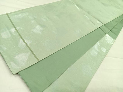 平和屋着物◎六通柄袋帯 霞文 引箔 正絹 逸品 CAAR1659nb