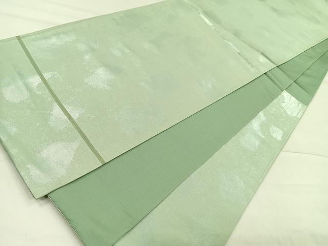 平和屋着物◎六通柄袋帯 霞文 引箔 正絹 逸品 CAAR1659nb