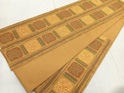 平和屋着物◎六通柄袋帯 コプト文 正絹 逸品 CAAR1820nb