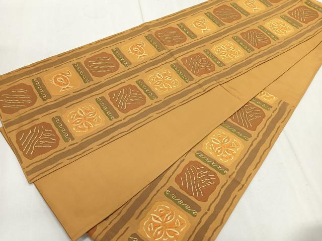 平和屋着物◎六通柄袋帯 コプト文 正絹 逸品 CAAR1820nb
